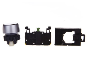 Przycisk sterowniczy 22mm czarny 1Z z samopowrotem ST22-KCZ-10.