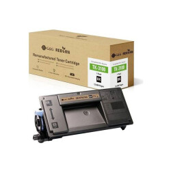 G&amp;G 21294 Remanufactured Black Toner for Kyocera TK-3100, 12,500 Pages