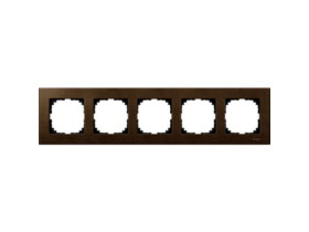 MERTEN M-ELEGANCE drewno ramka 5 pięciokrotna orzech MTN4055-3473 SCHNEIDER ELECTRIC