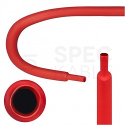 Rurka termokurczliwa RTS 19,0/9,5mm bezhalogenowa LSOHczerwona 1m
