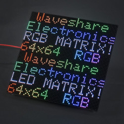 Flexible RGB Full-Colour LED Matrix Panel - 3mm Pitch, 64x64 Pixels