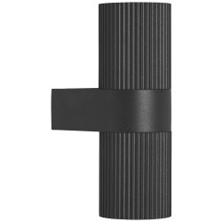 Nordlux 2318051003 Kyklop Ripple Wall Light GU10 Black Metal Design