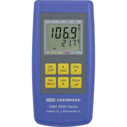Greisinger GMH 3611-GL DO Meter Measures O2 Concentration and Saturation