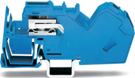 1-wire N disconnect terminal, cage clamp, 6-35 mm², 125 A, 6 kV, blue, 785-613