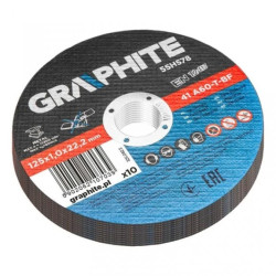 Tarcze tnące do metalu 125 x 1.0 x 22.2 mm, 41 A60-T-BF 55H578 /10szt./