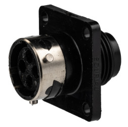 Złącze wielostykowe przemysłowe 4-pinowe Montaż na kołnierzu Wtyczka Souriau Sunbank by Eaton