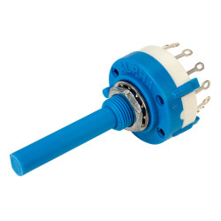 Taiwan Alpha SR2611-0304-38F5 Make Before Break Rotary Switch 3 Pole 4 Way