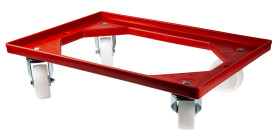 Wózek do skrzynek, składany: Nie, ABS, obc.: 250kg, szer.: 420mm, dł.: 625mm, wys.: 160mm