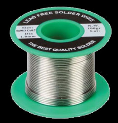 Velleman Lead-free Soldering tin - 0.6mm - rasin core - 100g