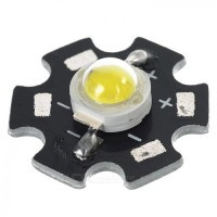 LED-MW1C100 Dioda biała zimna [ok. 5000K, 120 lumenów, kąt 130 stopni, 1W] - gwiazda