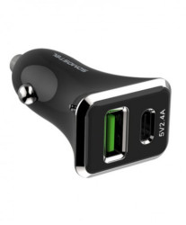 LAD.SAM. 3A+2.4A 0W CZARNA SOMOSTEL 3,1A