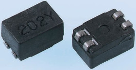 Cewka indukcyjna drutowa SMD 2 x 25 μH ±30% SRF: 1kHz Idc 1A, rdzeń ferrytowy