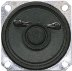 Miniature speaker, 8 Ω, 82 dB, 4.5 kHz, black, LSM-40A/SQ