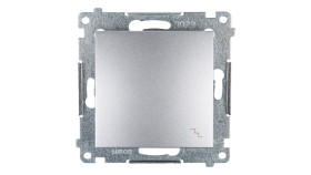 Simon 54 Łącznik Schodowy Srebrny Mat Dw6a.01/43