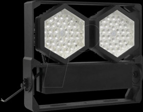 LEDS-WS2801-IP65 LED floodlight, 200 W, 28,000 lm, 5700 K, black, IP67