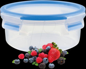 508552 EMSA CLIP &amp; CLOSE food storage container blue 0.85 l