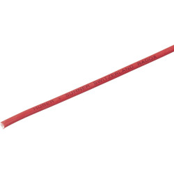 Huber&#x2B;Suhner 12516400 Strand Radox 155 1x0.34mm&#xB2; Red Per Metre