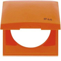 Integro Ramka z pokrywą z nadrukiem /IP44/ pomarańczowy połysk 918282594