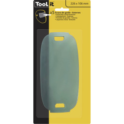 Toolit 045781 PROMAX Visor Set 5 pieces Scratch-Resistant 226x106 mm