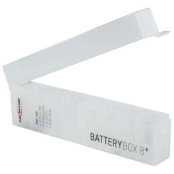 8-Slot Storage Box for AA/AAA Batteries