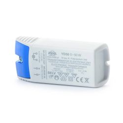 YD50 transformator elektroniczny do halogenów [230V/11,5V 4,3A 50W]
