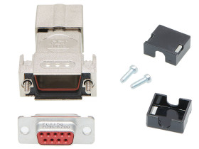 Osłona tylna 9-pinowe Osłona złącza D-Sub do Złącza D-Sub FCT from Molex