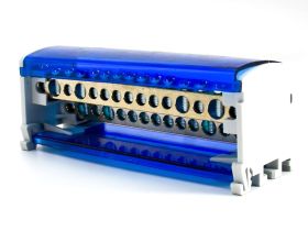 Blok rozdzielczy na szynę DIN H215 125A