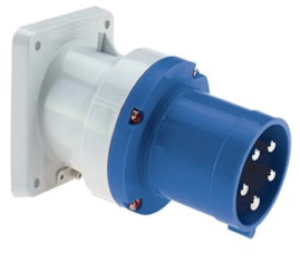 Wtyczka odbiornikowa tablicowa TE skośna 63A 3p 230V 6h IP44 2771