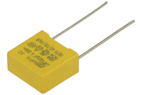 Kondensator; polipropylenowy; X2; MKP; 220nF; 310V AC; 10%; 6x12x13mm; 10mm; luzem; -40...+110°C; SR Passives; RoHS