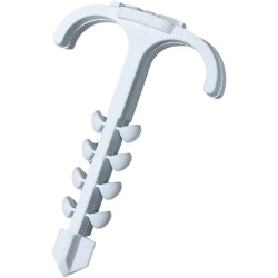 N &amp; L 519STN Double Clamp Fastener UV-Proof Light Grey, 75 pcs