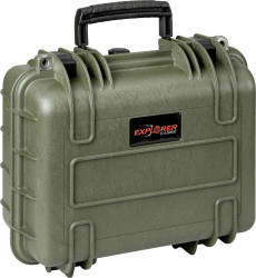 Walizka outdoorowa Explorer Cases 3317HL.G, (S x W x G) 33 x 24 x 17 cm, oliwkowo zielony