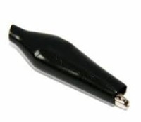 KROK-P-MB Minikrokodylek L= 37 mm - czarny