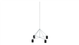 Maszt Na Czworonogu Do Zwodów Poziomych Wysokich 3M Aluminium 65.3 Al Za 5P...