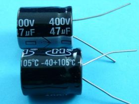 47uF/400V 100SZT 16x27 105° SC ELKO