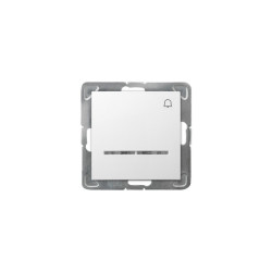 Przycisk dzwonek podświetlany ŁP-6YS/m/00 biały IMPRESJA Ospel