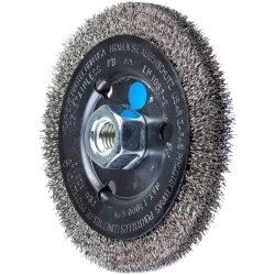 PFERD 43502302 Round Brush &#xD8;125x12mm M14 stainless steel for grinders