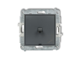 MINI Wyłącznik schodowy w stylu amerykańskim grafitowy mat 28MWPUS-3 KARLIK