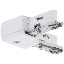 Paulmann 97649 URail L-Shape Connector White for 230V Rail System
