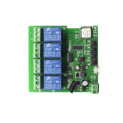 Sonoff 4CH beznapięciowy sterownik WiFi + RF433MHz