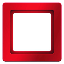 Berker Q.1 Ramka 1-krotna czerwony aksamit Q.1 10116062