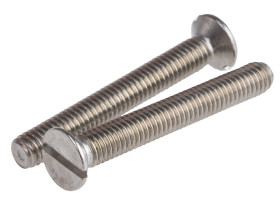 Śruba maszynowa M6 łeb z łbem stożkowym Stal nierdzewna długość 45.0mm skok 1.0mm