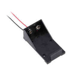 KOSZYK POJEMNIK BATERII 9V 6F22 PŁASKI OTWARTY