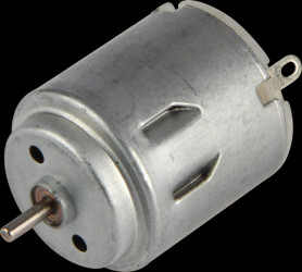 MOT1N DC motor, 3 V DC, 300 mA, 14,200 rpm