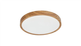 Plafon Led Pereti 18W Drewniany Pierścień 29,5Cm, 3000K Barwa Ciepła, 1800Lm,...