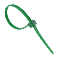 2.5mm x 100mm Green Cable Tie - Pack of 100