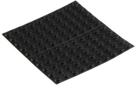 Nóżki antywibracyjne, 12.7mm, Okrągła