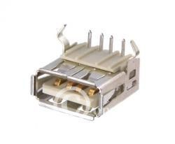 GNIAZDO USB A DO DRUKU BIAŁE (5 SZTUK) (ZLUSB GNA-W)