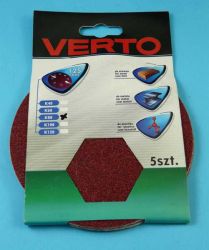 KRĄŻEK SAMOPRZYLEPNY 125mm K80 KPL=5szt