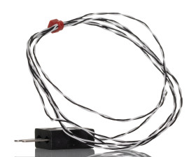 Termopara z odsłoniętym złączem J średnica 1/0.2mm długość 1m -75°C do +260°C Wtyk miniaturowy RS PRO
