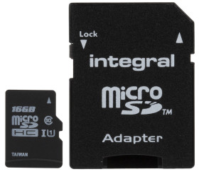 Karta Micro SD MicroSDXC, 16 GB Nie, Integral Memory ultimaPRO 0 → +60°C